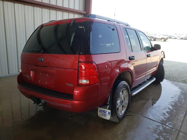 1FMZU73K45ZA38699 - 2005 FORD EXPLORER X RED photo 4