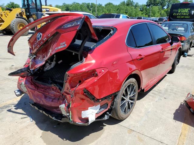 4T1G31AK3NU039396 - 2022 TOYOTA CAMRY NIGH RED photo 4