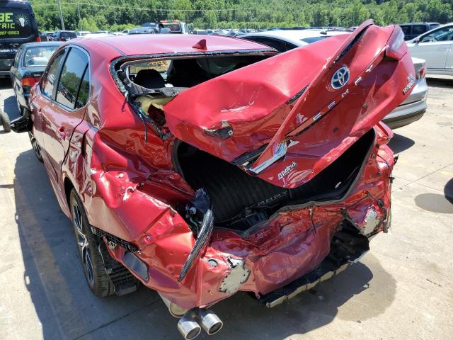 4T1G31AK3NU039396 - 2022 TOYOTA CAMRY NIGH RED photo 9