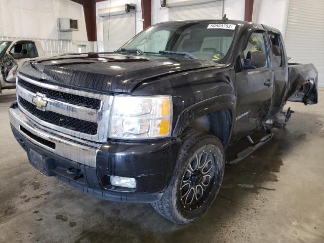 1GCEK29029Z140056 - 2009 CHEVROLET SILVERADO BLACK photo 2