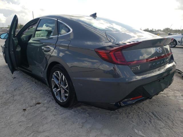 5NPEF4JA2MH111418 - 2021 HYUNDAI SONATA SEL GRAY photo 3