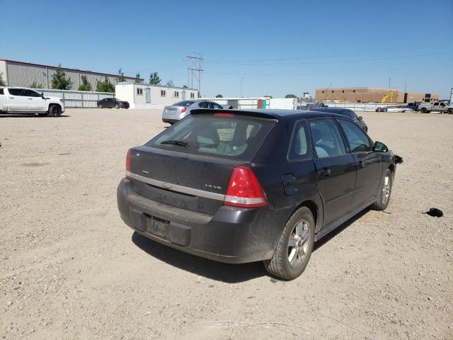 1G1ZT64855F323197 - 2005 CHEVROLET MALIBU MAX 黑色 照片 4