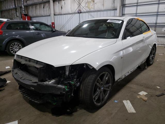 WBA2J7C50JVD60637 - 2018 BMW M240XI WHITE photo 2