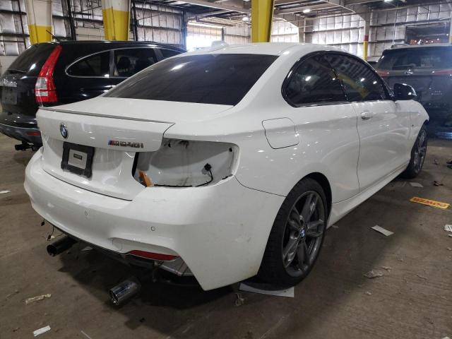 WBA2J7C50JVD60637 - 2018 BMW M240XI WHITE photo 4