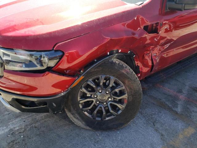 1FTER4FH5LLA69799 - 2020 FORD RANGER XL RED photo 9