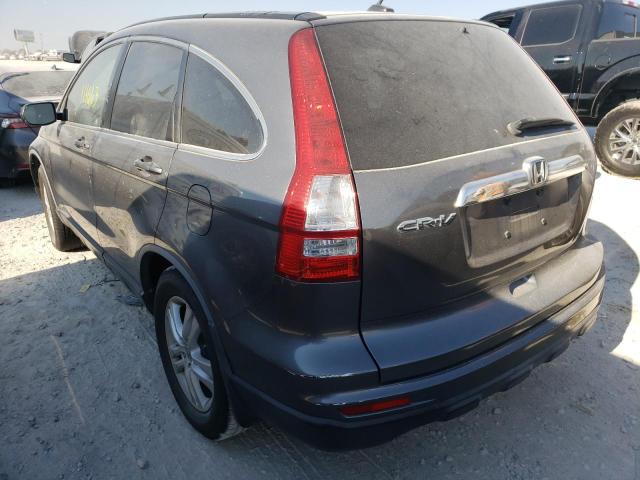 JHLRE3H75BC011818 - 2011 HONDA CR-V EXL GRAY photo 3