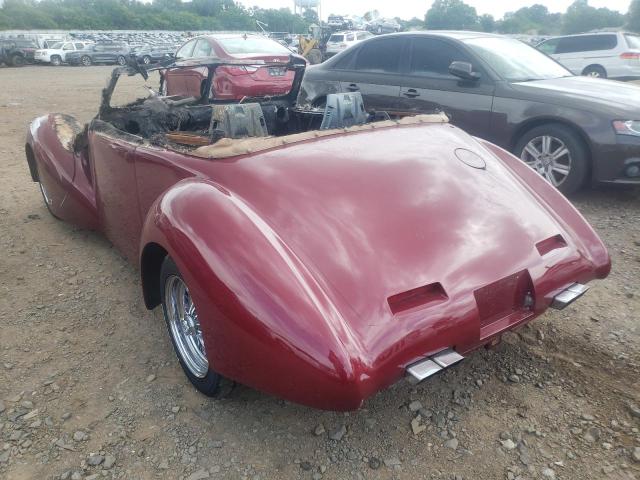 099W1129C - 1970 CLASSIC ROADSTER ALL MODELS BURGUNDY photo 3