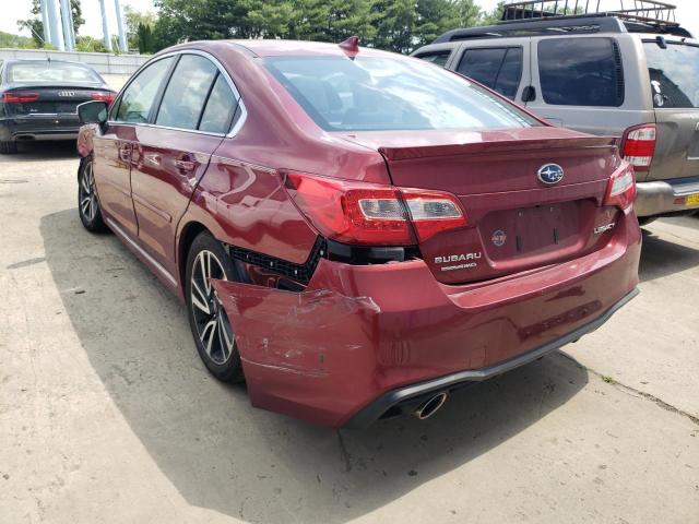 4S3BNAR65K3041278 - 2019 SUBARU LEGACY SPO RED photo 3