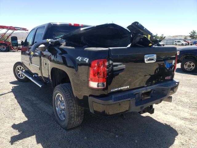 1GT125E89DF140061 - 2013 GMC SIERRA K25 BLACK photo 3