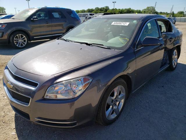 1G1ZC5EB9A4131162 - 2010 CHEVROLET MALIBU 1LT GRAY photo 2