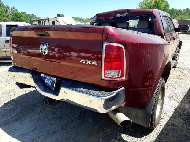 3C63RRML6JG423424 - 2018 RAM 3500 LARAM MAROON photo 4