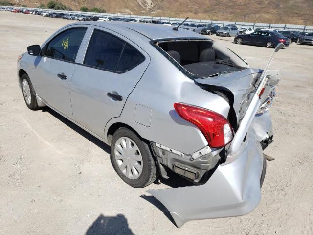 3N1CN7AP4GL832539 - 2016 NISSAN VERSA S SILVER photo 3