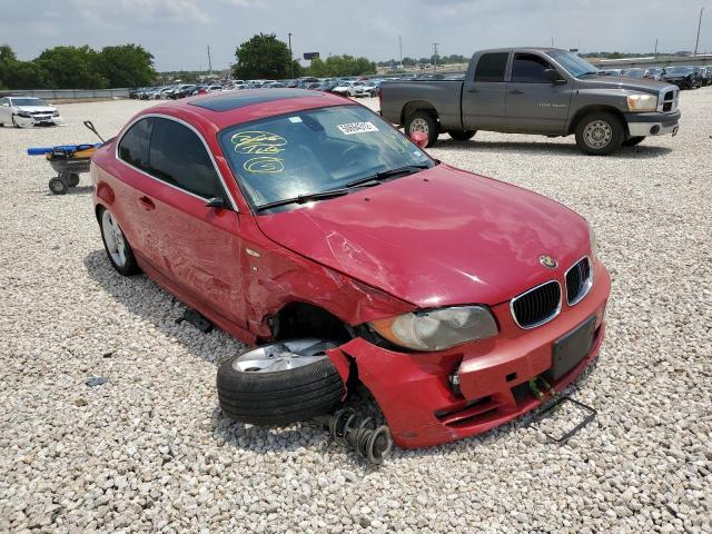 WBAUP73569VK76046 - 2009 BMW 128 I RED photo 1