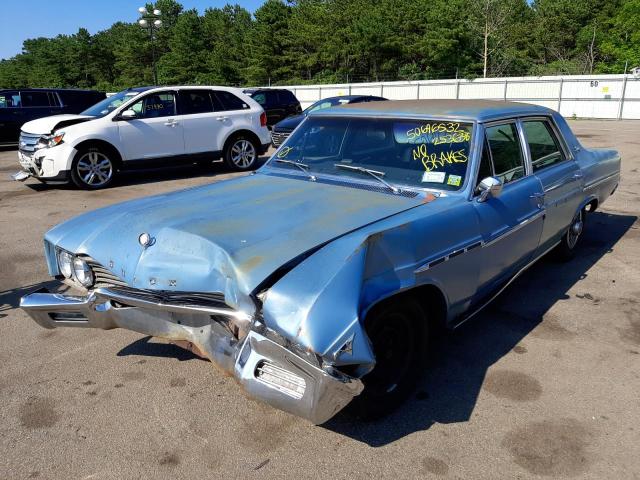 444695H253638 - 1965 BUICK SKYLARK BLUE photo 2