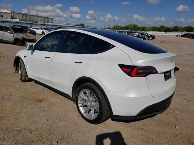 5YJYGDEE7MF072332 - 2021 TESLA MODEL Y WHITE photo 3