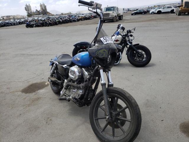 1HD1CTC10DC440871 - 2013 HARLEY-DAVIDSON XL1200C BLUE photo 1