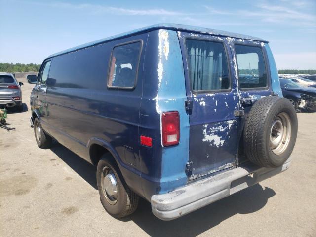 2B7HB21Y6NK143571 - 1992 DODGE RAM VAN B2 BLUE photo 3