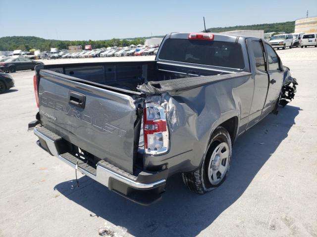 1GCHSBEAXM1210258 - 2021 CHEVROLET COLORADO GRAY photo 4