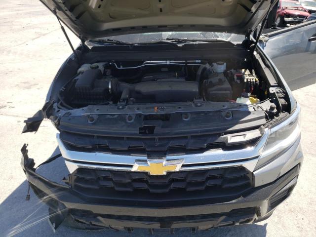 1GCHSBEAXM1210258 - 2021 CHEVROLET COLORADO GRAY photo 7