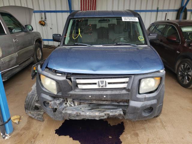 5J6YH18368L000704 - 2008 HONDA ELEMENT LX BLUE photo 9