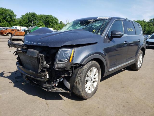 5XYP2DHCXLG019149 - 2020 KIA TELLURIDE BLACK photo 2