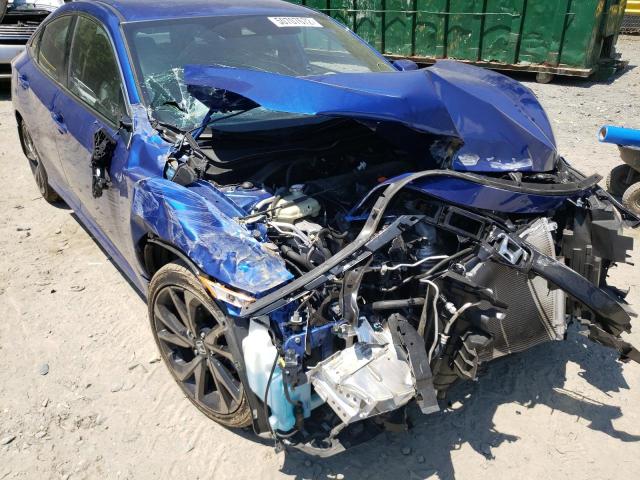 2HGFC2F85MH525794 - 2021 HONDA CIVIC SPOR BLUE photo 9