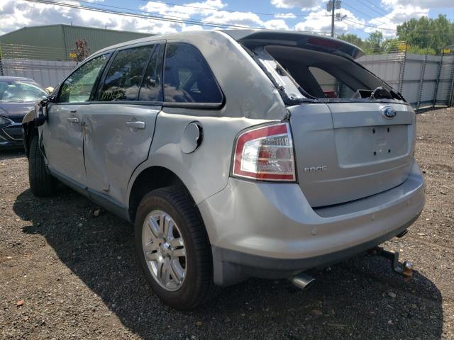 2FMDK49C47BB49810 - 2007 FORD EDGE SEL P SILVER photo 3