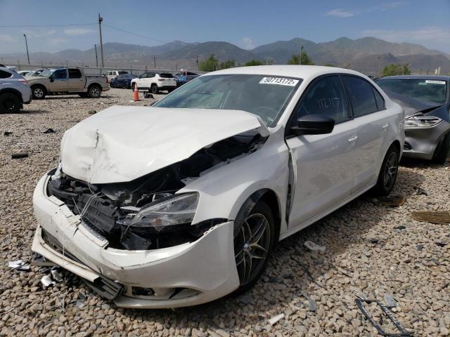 3VW2K7AJ2EM207705 - 2014 VOLKSWAGEN JETTA BASE 白色 照片 2