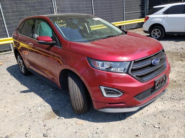 2FMPK4AP6GBB71044 - 2016 FORD EDGE SPORT RED photo 1