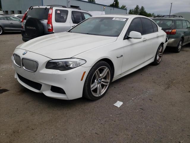 WBAFU9C5XDDY70702 - 2013 BMW 550 XI WHITE photo 2