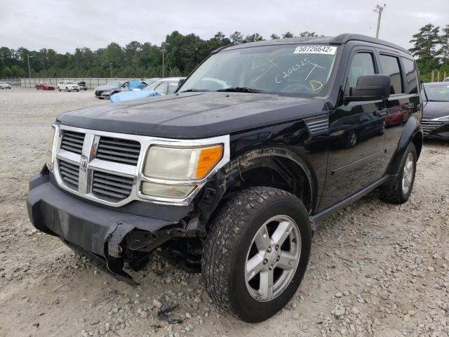 1D8GT28K37W662123 - 2007 DODGE NITRO SXT BLACK photo 2