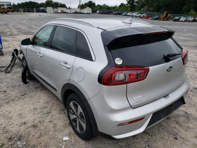 KNDCC3LCXH5064430 - 2017 KIA NIRO EX SILVER photo 3