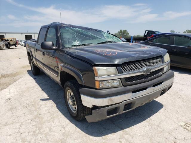 1GCGK23U54F133018 - 2004 CHEVROLET SILVERADO BLACK photo 1