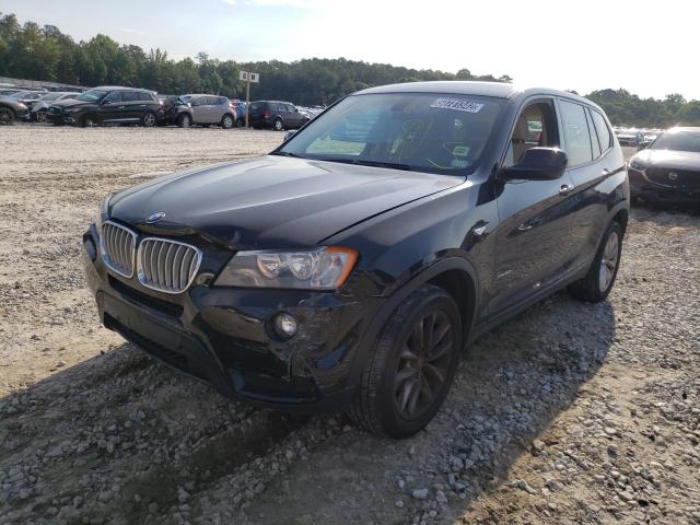 5UXWX9C56E0D15315 - 2014 BMW X3 XDRIVE2 BLACK photo 2