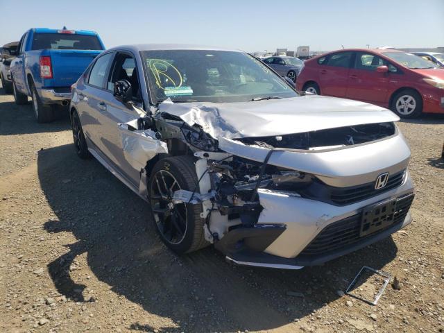 2HGFE2F58NH579284 - 2022 HONDA CIVIC SPOR SILVER photo 1