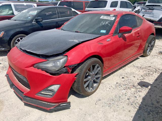 JF1ZNAA13G8701039 - 2016 TOYOTA SCION FR-S RED photo 2