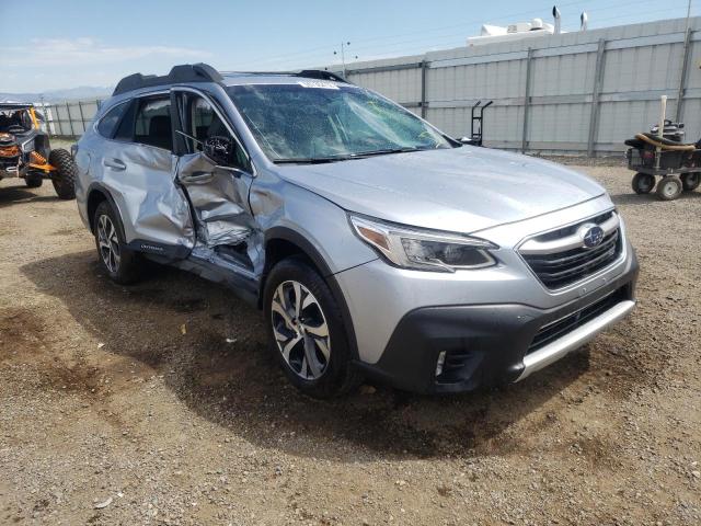 4S4BTANC2N3182181 - 2022 SUBARU OUTBACK LI SILVER photo 1