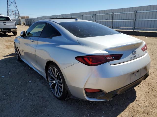 JN1EV7EK7HM363915 - 2017 INFINITI Q60 PREMIU SILVER photo 3