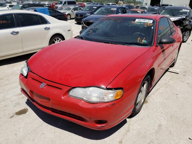 2G1WX12K249257420 - 2004 CHEVROLET MONTE CARLO SS  photo 2