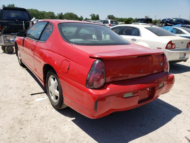 2G1WX12K249257420 - 2004 CHEVROLET MONTE CARLO SS  photo 3