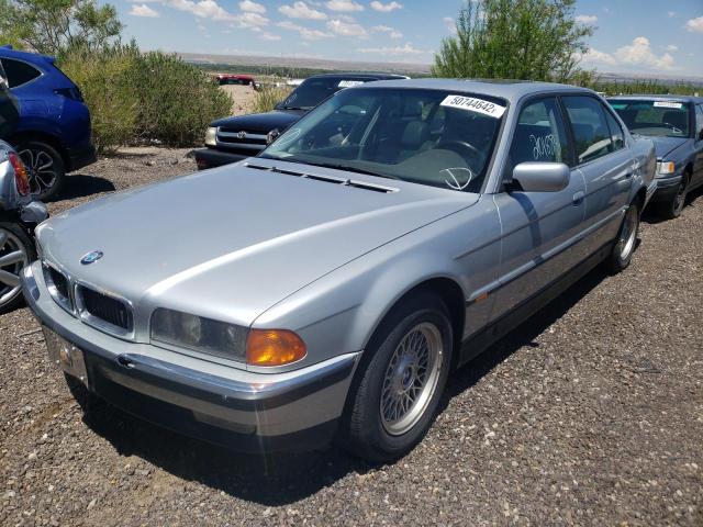 WBAGJ8320WDM16068 - 1998 BMW 7 SERIES SILVER photo 2