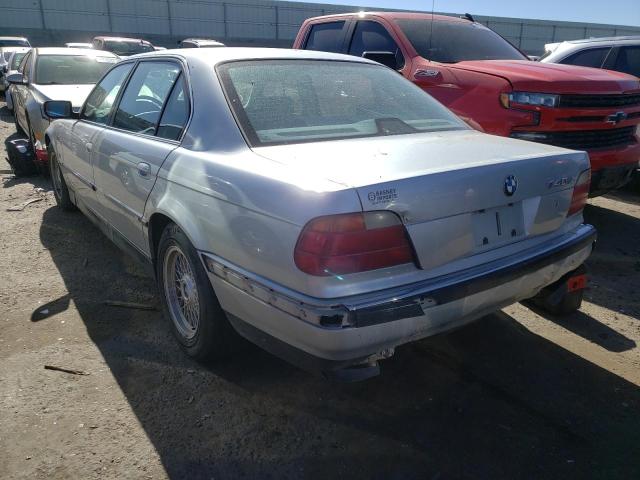 WBAGJ8320WDM16068 - 1998 BMW 7 SERIES SILVER photo 3
