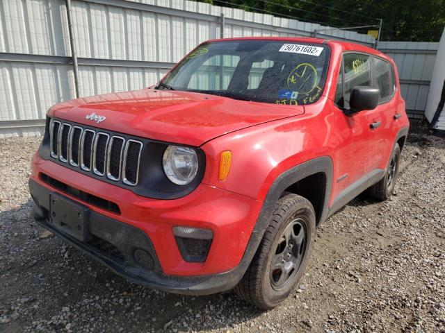 ZACNJBAB4KPJ99207 - 2019 JEEP RENEGADE S Qırmızı foto 2