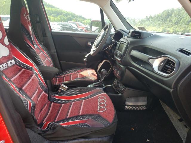 ZACNJBAB4KPJ99207 - 2019 JEEP RENEGADE S Qırmızı foto 5