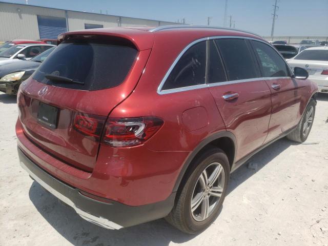 W1N0G8DB2LF856531 - 2020 MERCEDES-BENZ GLC 300 RED photo 4