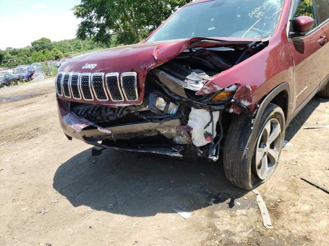 1C4PJMDX9KD251573 - 2019 JEEP CHEROKEE L BURGUNDY photo 9