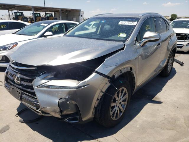 JTJYARBZXG2028691 - 2016 LEXUS NX 200T BA GRAY photo 2