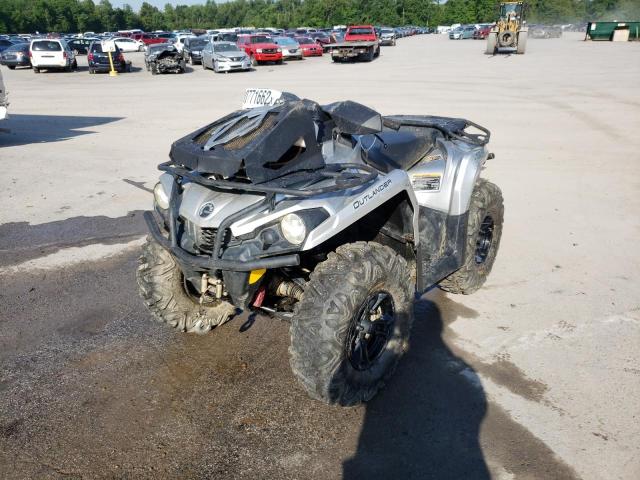 3JBLKAT22LJ001358 - 2020 CAN-AM OUTLANDER SILVER photo 2