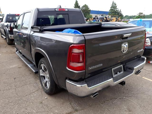 1C6SRFJT0MN731733 - 2021 RAM 1500 LARAM GRAY photo 3