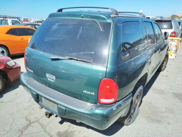 1B4HS28Y7XF709225 - 1999 DODGE DURANGO GREEN photo 4